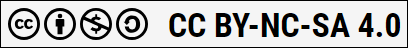 Creative Commons Attribution-NonCommercial 4.0 International License