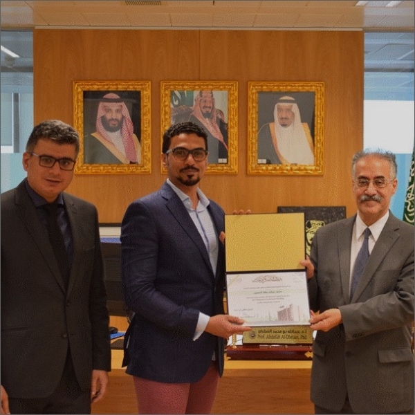 Congratulations to Mohamed Alhussain, for being awarded a certificate from the Saudi Cultural Bureau in Ireland in recognition for the best postgraduate student presentation and outstanding scientific